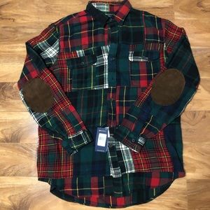 ralph lauren patchwork flannel